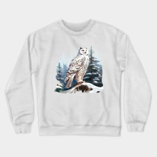 Snowy Owl Crewneck Sweatshirt